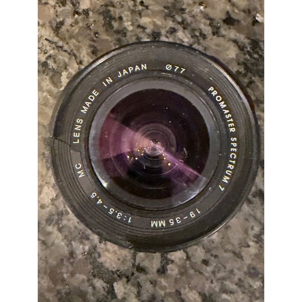 Promaster Spectrum 7 19-35mm f3.5-4.5 MC AF Lens for Canon‎ EF Mount Japan